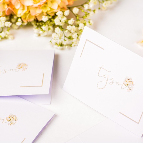 Set of 5 “TYSM" Thank You Cards - Picture 2 of 4